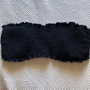 Hollister Swim Ruffle Bandeau Top
